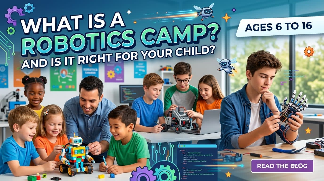 What Is a Robotics Camp? A Parent’s Guide